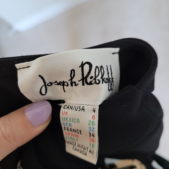 Joseph Ribkoff Dress size 4 black and white formal fitted midi pencil skirt - Picture 11 of 16